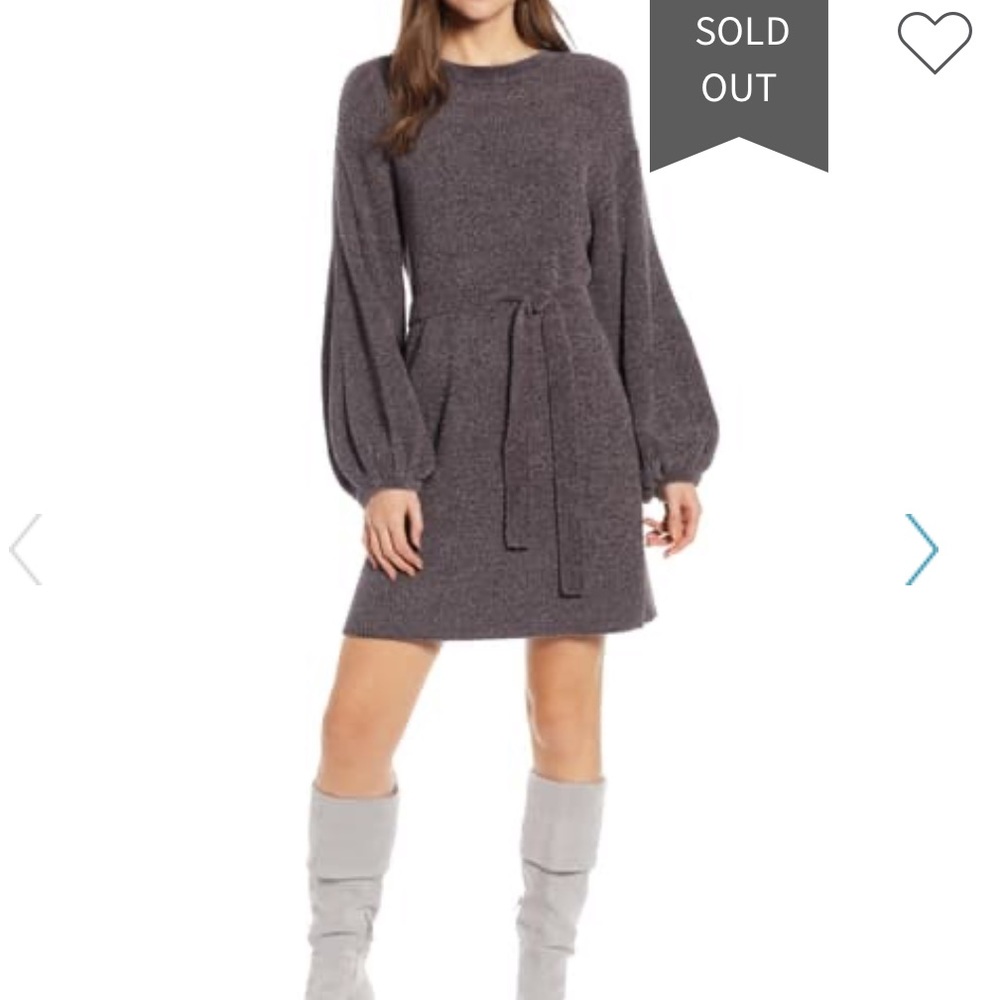 Something Navy Shimmer Sweater Dress